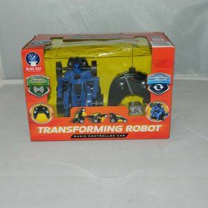 Wireless Radio Controlled Transforming Robot Car Toy Kids 49 MHz